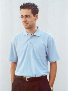 Polo-Shirt hellblau