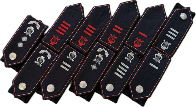 Feuerwehrmusiker Niedersachsen Schulterklappen