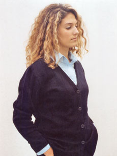 Artikel 103601 Damenstrickjacke Sachsen-Anhalt blau